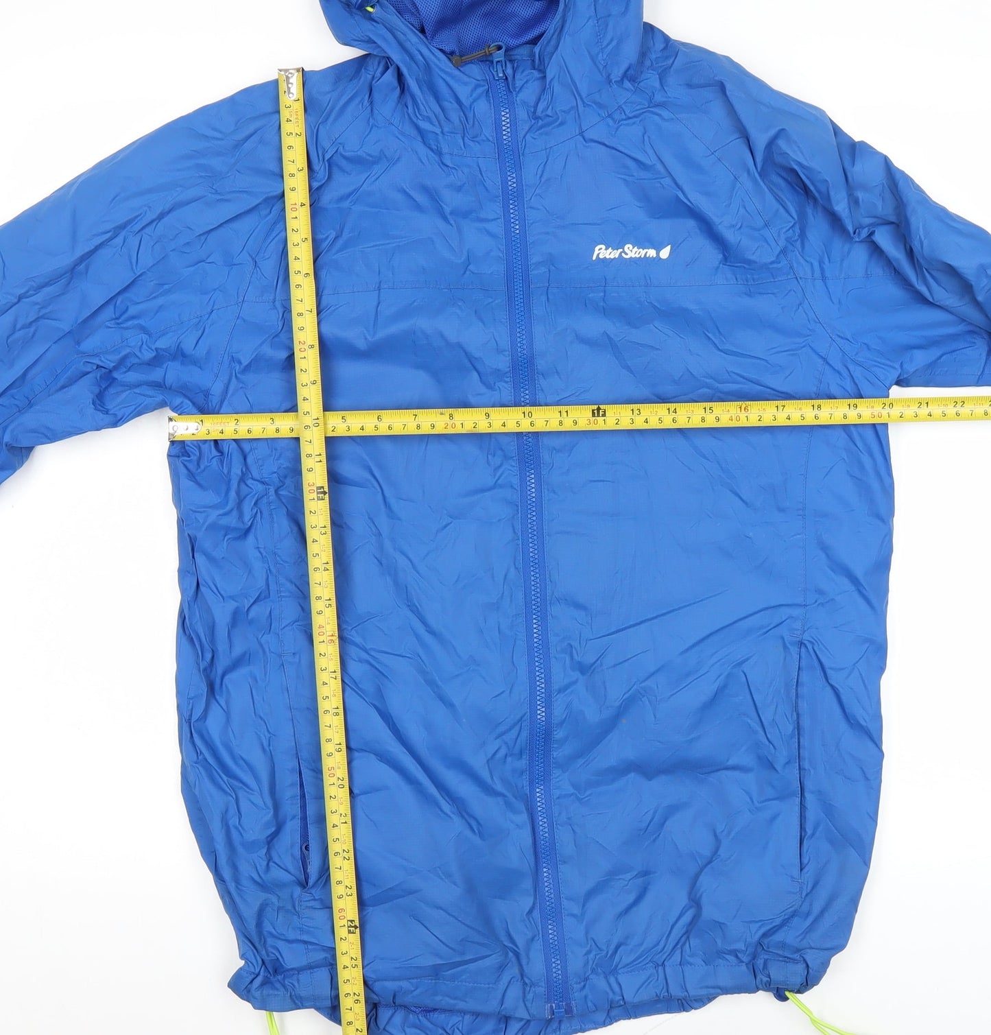 Mens UK Size S Peter Storm Blue Windbreaker Coat