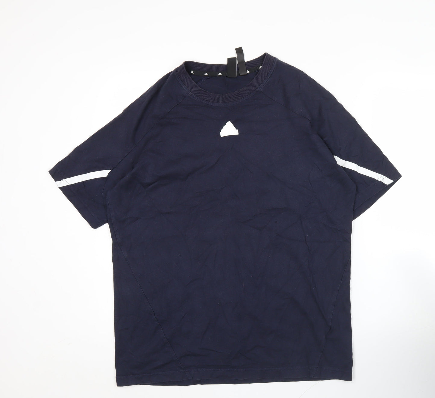 Mens UK Size M adidas Blue  T-Shirt