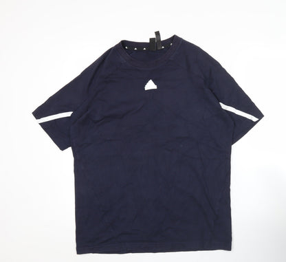 Mens UK Size M adidas Blue  T-Shirt