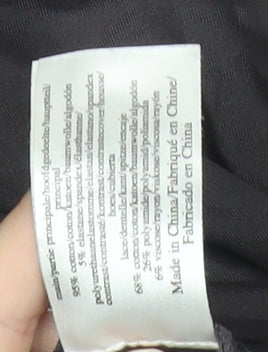 Laura Ashley Womens Black Long Sleeve Lace Blouse UK 8