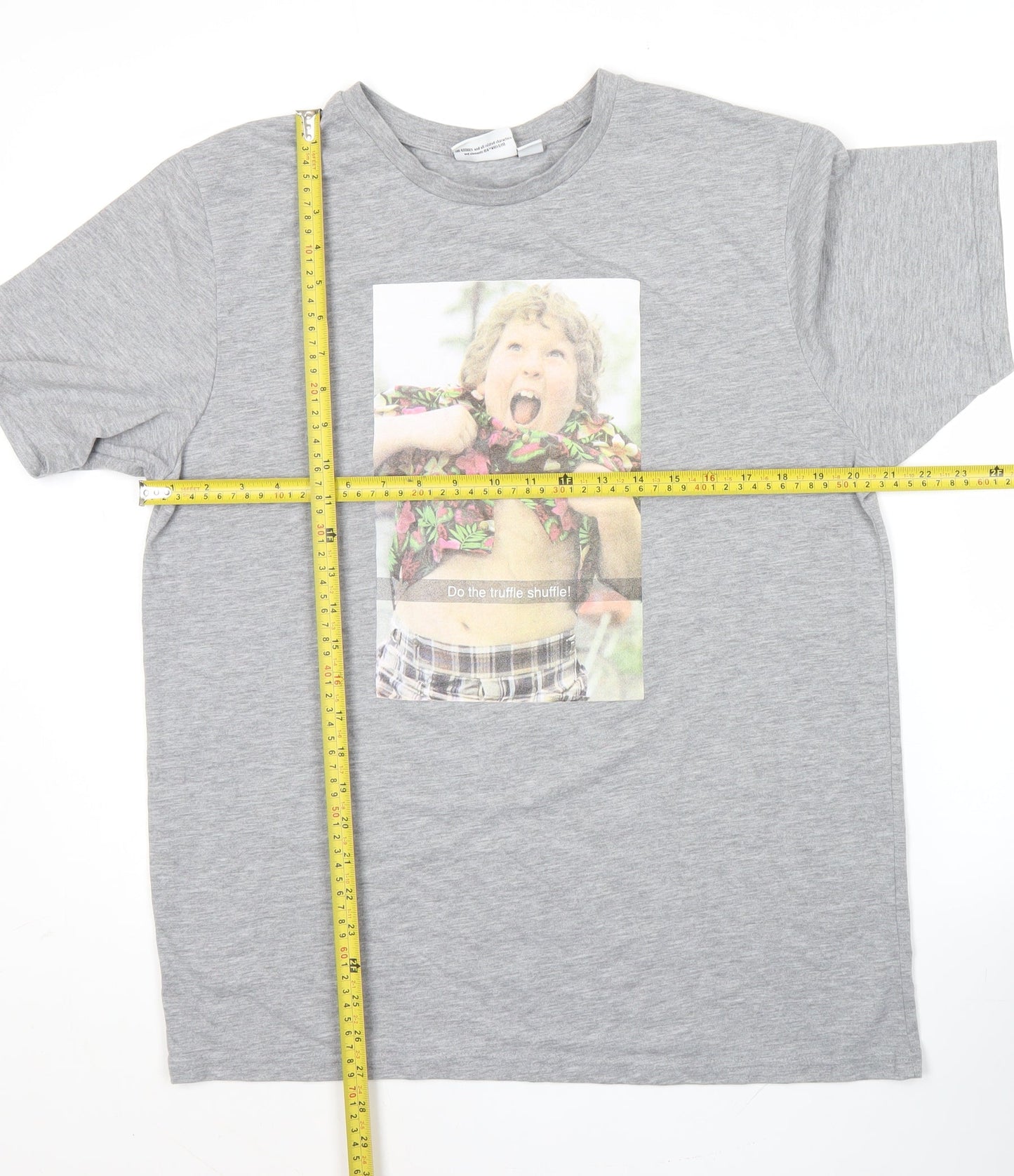 The Goonies Men’s Grey M Graphic Movie T-Shirt Short Sleeve Funny