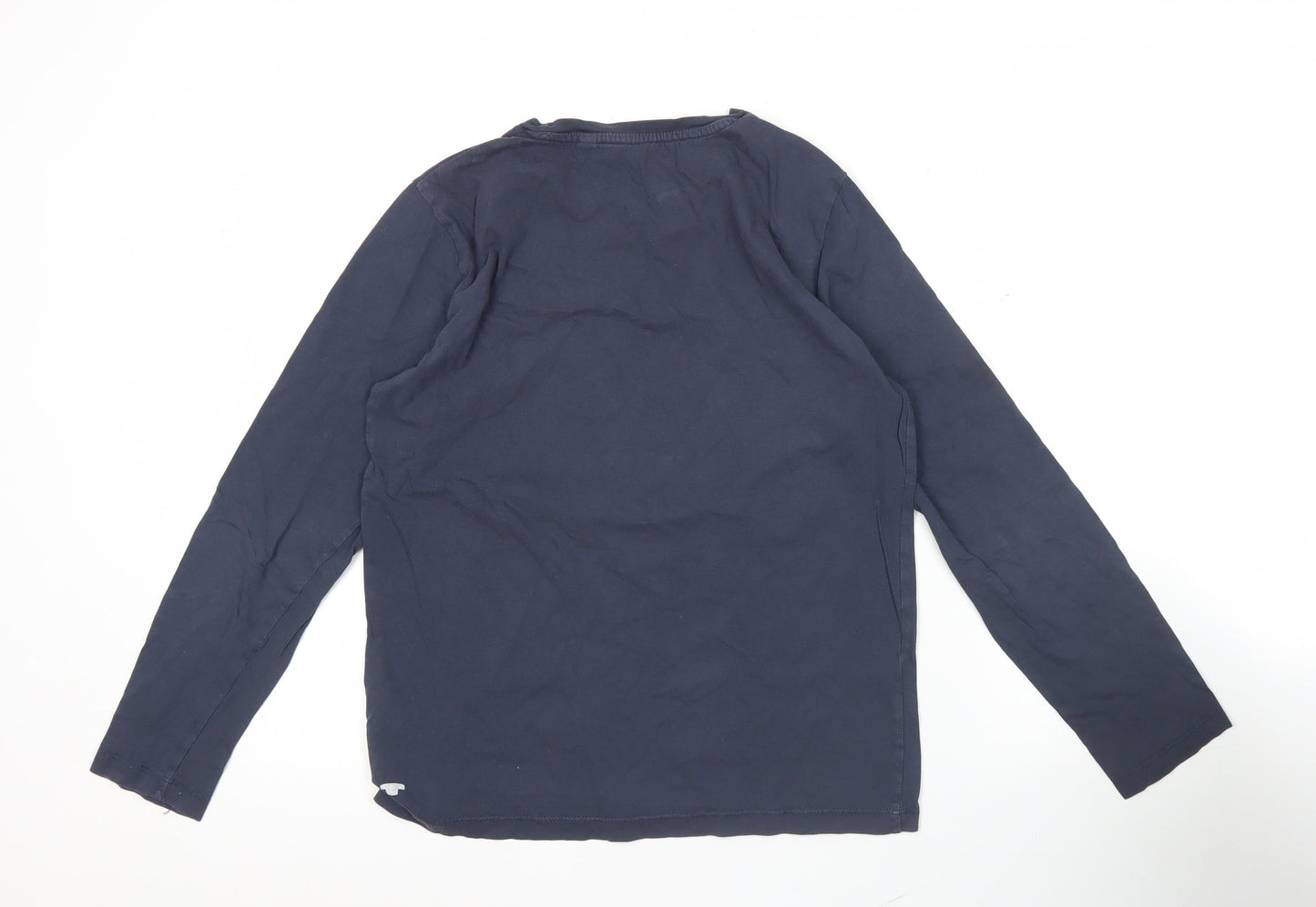 Tom Tailor Boys Blue Long Sleeve Graphic Print Cotton T-Shirt 12-13Y