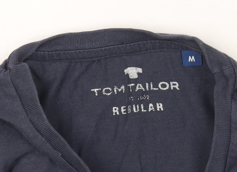 Tom Tailor Boys Blue Long Sleeve Graphic Print Cotton T-Shirt 12-13Y