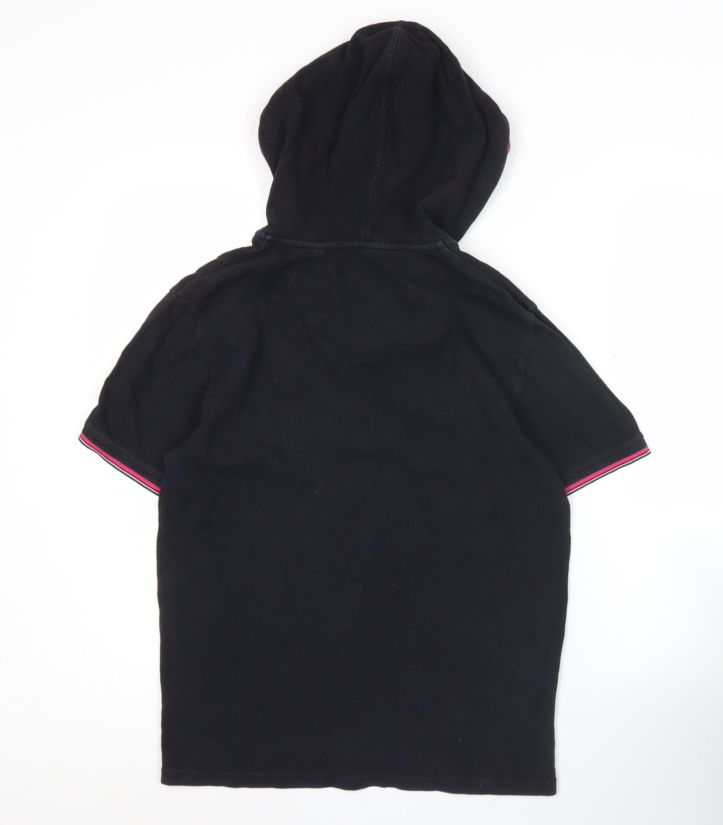 Womens UK Size M NEXT Black Basic Polo
