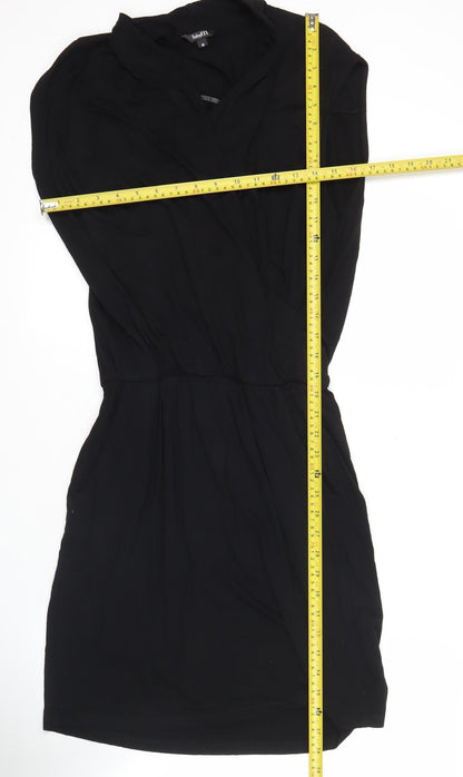 mbyM Womens Black Strapless Knee Length Dress Size M Party Cocktail