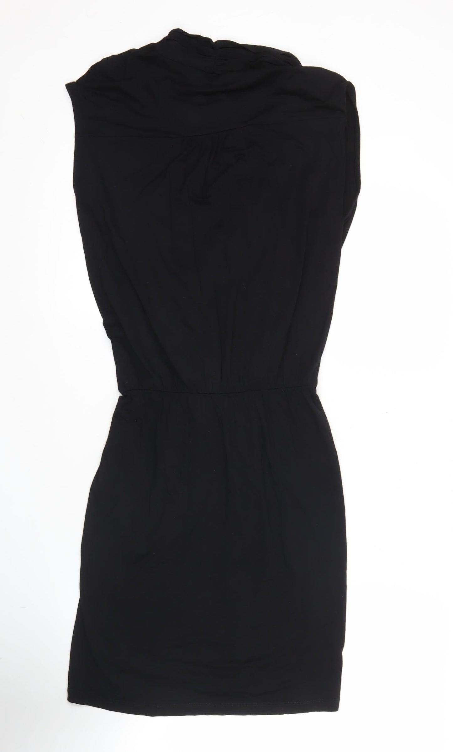 mbyM Womens Black Strapless Knee Length Dress Size M Party Cocktail