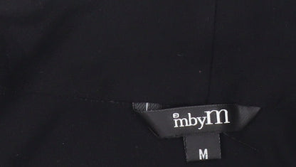 mbyM Womens Black Strapless Knee Length Dress Size M Party Cocktail