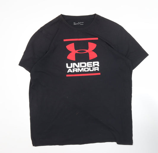 Under Armour Men’s Black 2XL Graphic Logo Sports T-Shirt