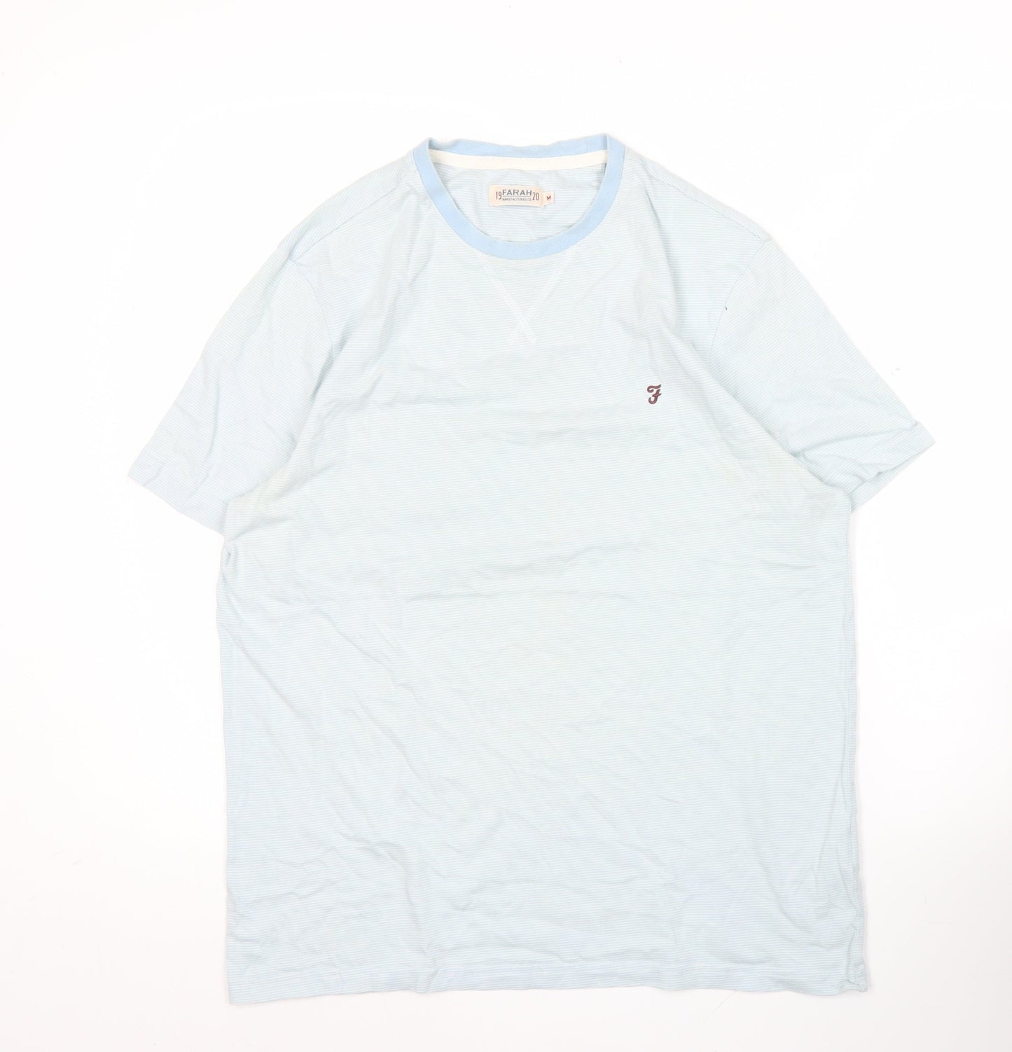 Mens UK Size M Farah Blue  T-Shirt