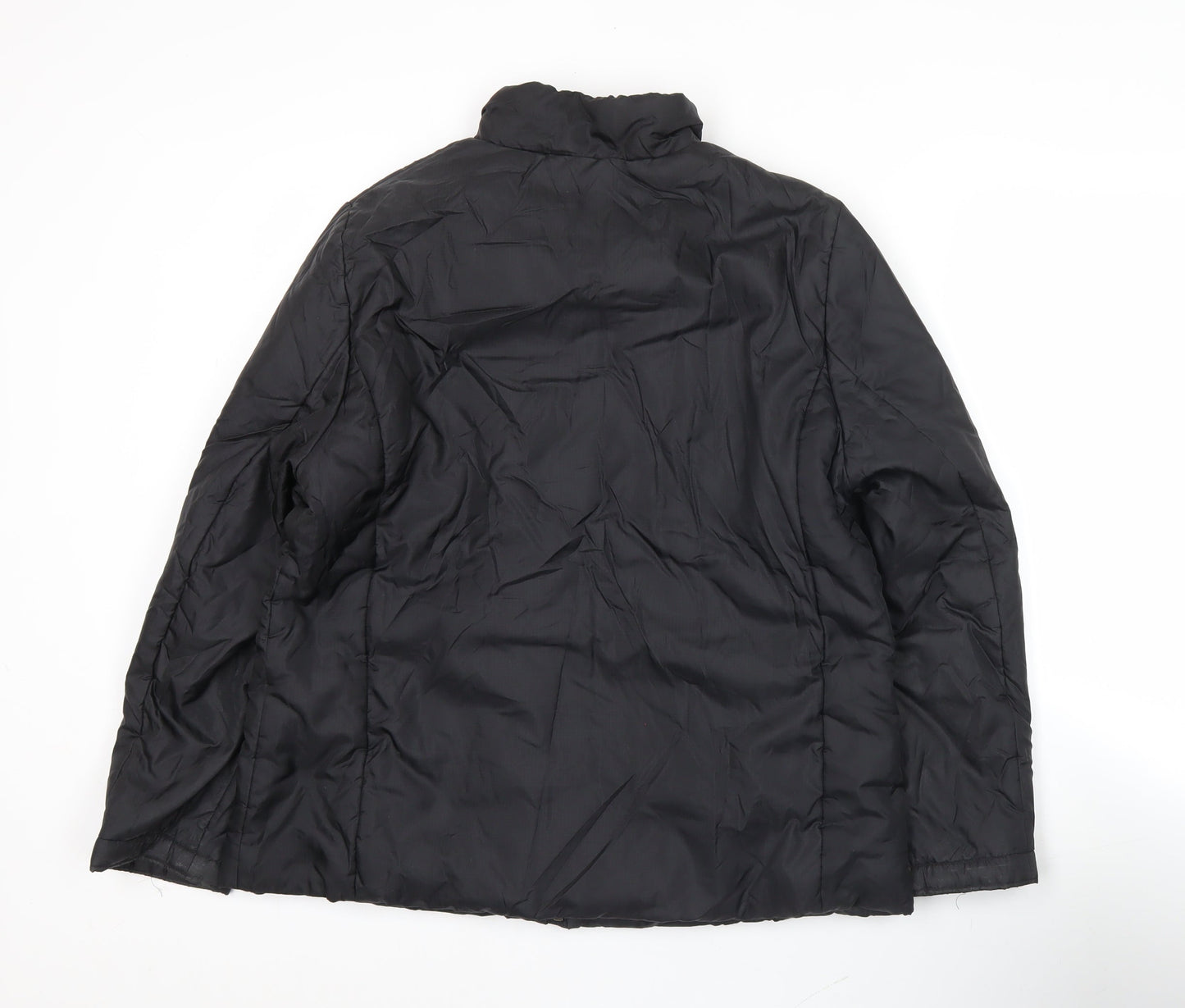TRADER Womens Black Size 12 Puffer Jacket Winter Coat