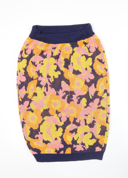 Chi Chi Women’s Multicoloured Floral Knit Pencil Skirt M