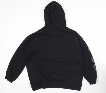 Sinsay Disney Womens Black Hoodie M Mickey Mouse Paris Graphic Pullover