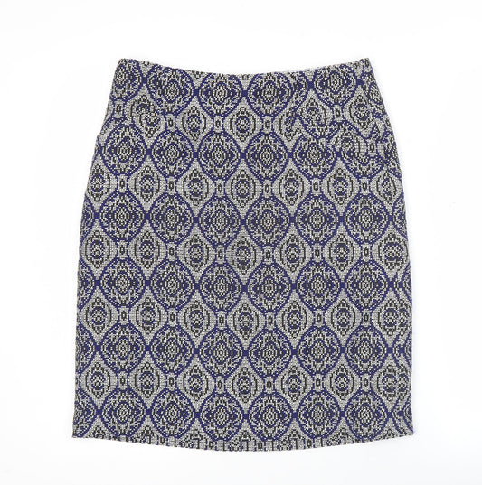Womens UK Size 8 White Stuff Straight & Pencil Tweed Skirt