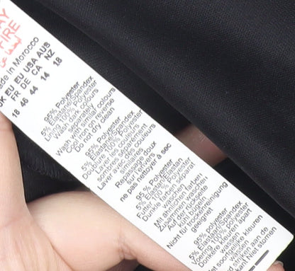 PrettyLittleThing Women’s Green Animal Print Bodycon Dress Size 18