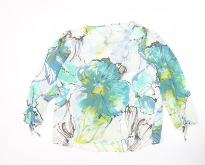 Womens UK Size 14 Marks and Spencer Multicoloured Tunic Blouse