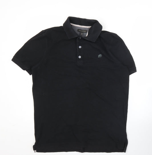 Banana Republic Men's Black M Polo Shirt Cotton Stretch