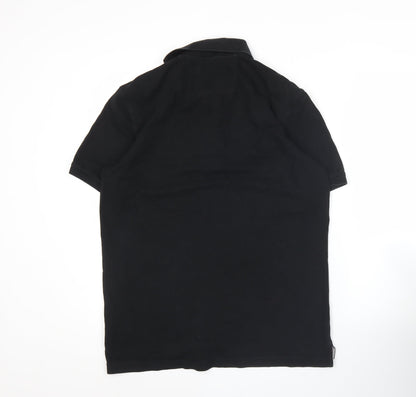 Banana Republic Men's Black M Polo Shirt Cotton Stretch