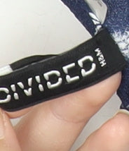 H&M Divided Women’s Blue Floral A-Line Dress Size 6 Sleeveless V-Neck