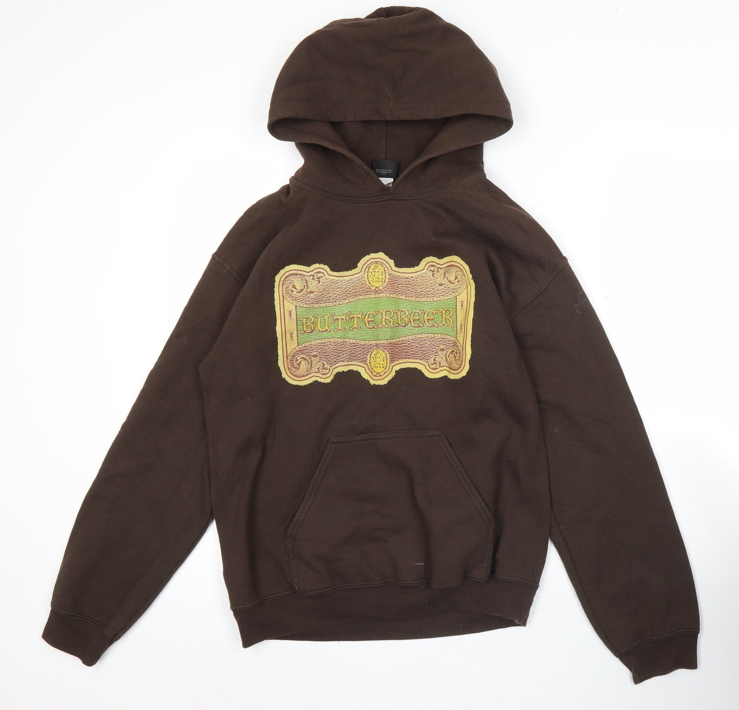 Warner Bros Harry Potter Butterbeer Brown Hoodie Unisex S Pullover