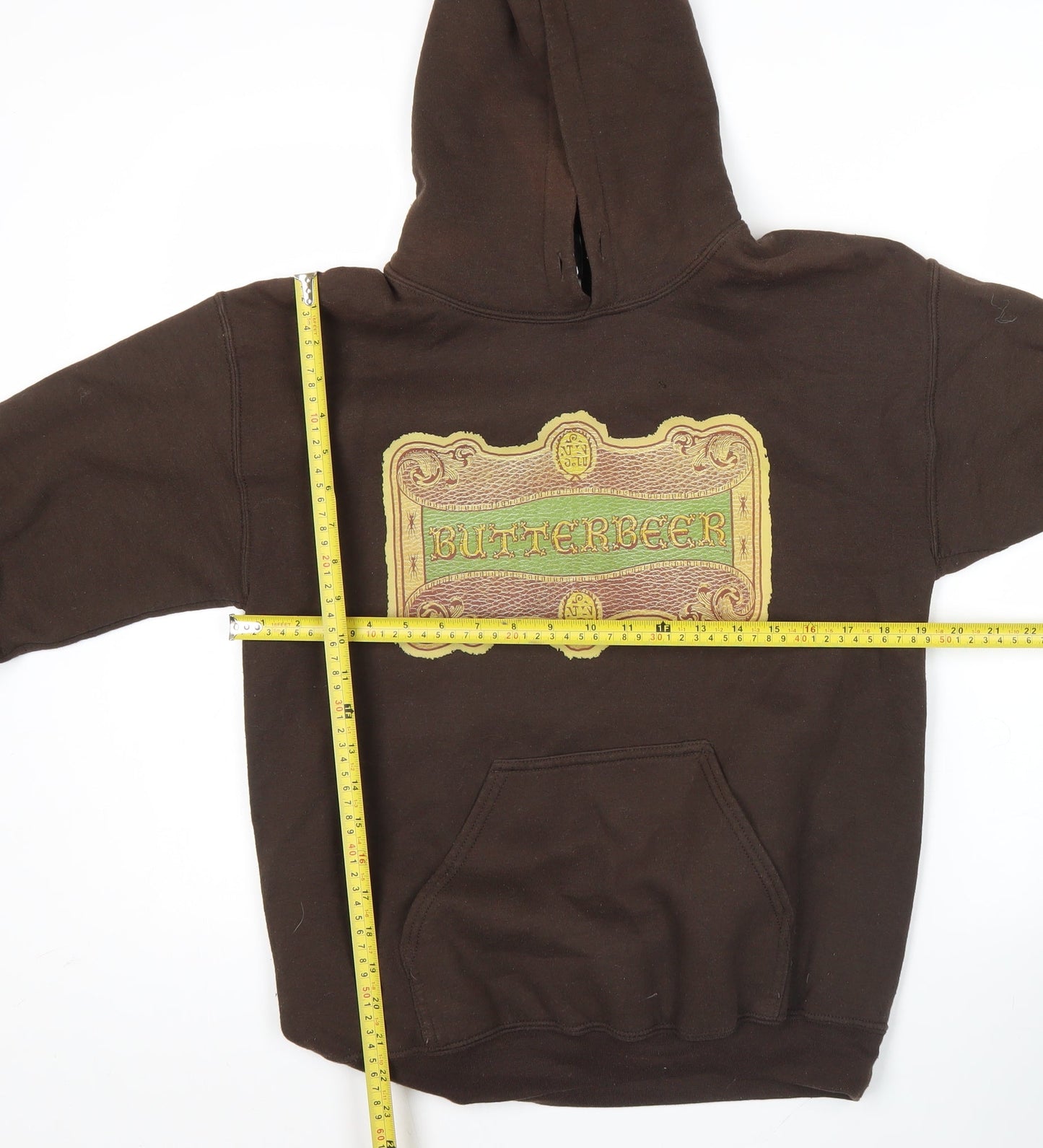Warner Bros Harry Potter Butterbeer Brown Hoodie Unisex S Pullover