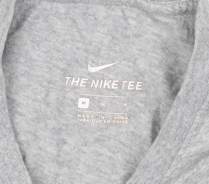 Nike Men's Grey M Casual Short Sleeve Crew Neck Cotton T-Shirt