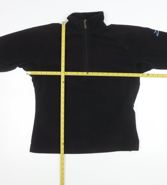 Regatta Women's Black Fleece Pullover Sweatshirt UK 16 Outdoor Walking