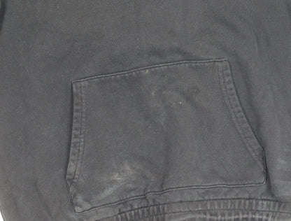Manière De Voir Men's Black Pullover Hoodie M Logo Graphic