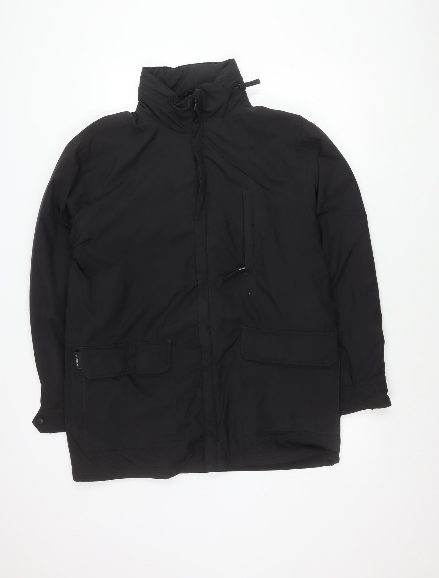 Mens UK Size S Dannimac Black Parka Coat
