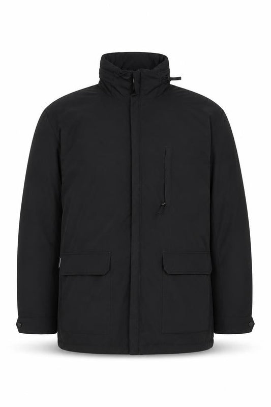 Mens UK Size S Dannimac Black Parka Coat