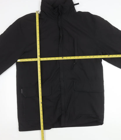 Mens UK Size S Dannimac Black Parka Coat