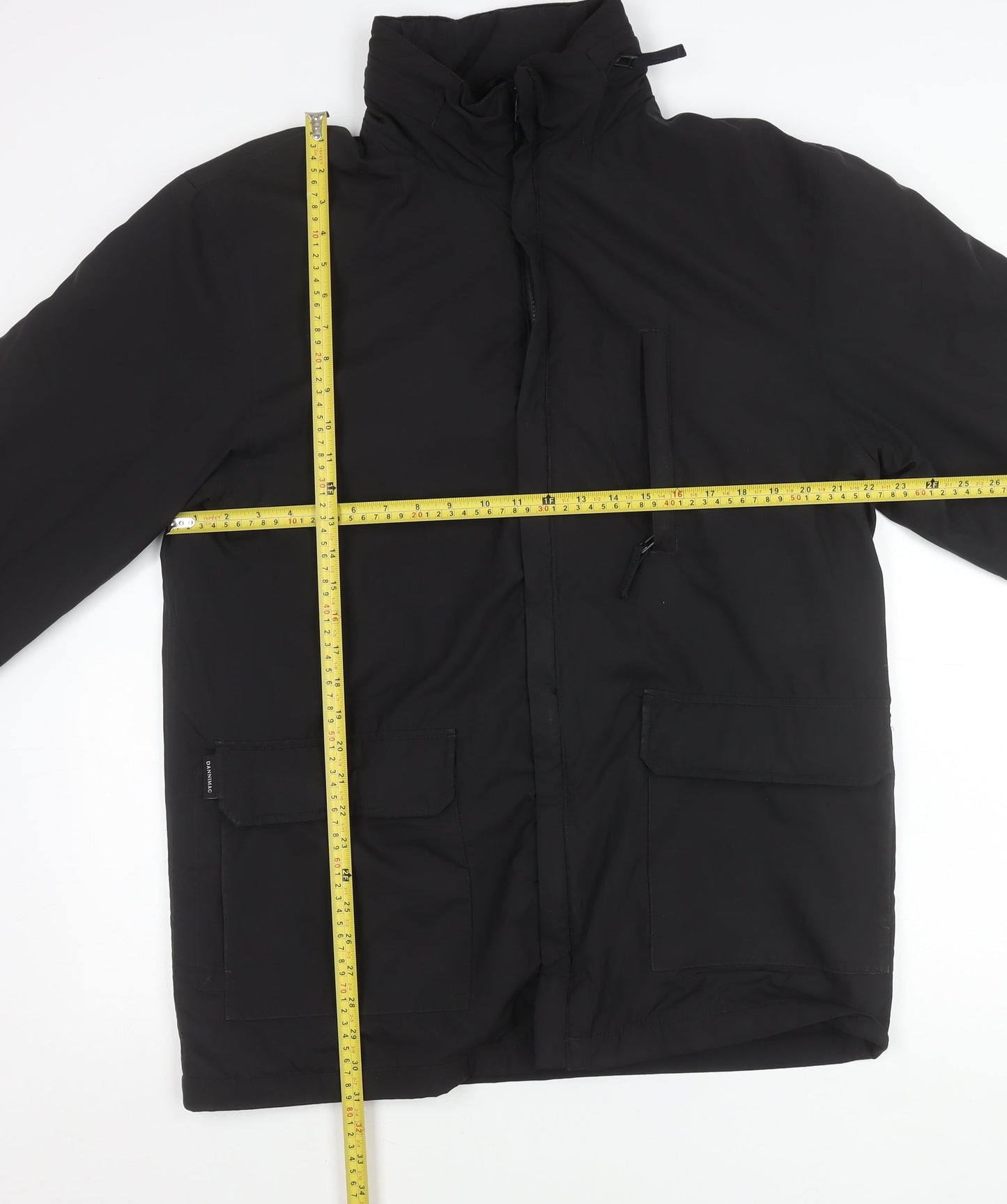 Mens UK Size S Dannimac Black Parka Coat