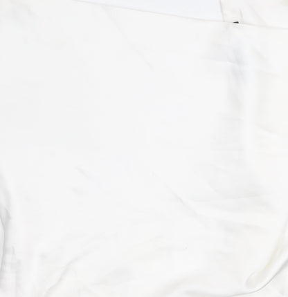 PrettyLittleThing Women’s White Satin Cowl Neck Camisole Blouse UK 12