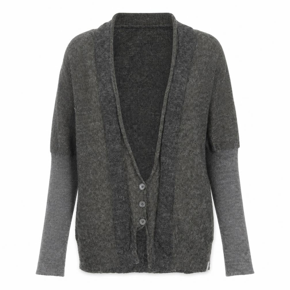 Womens UK Size M Firetrap Grey Cardigan Jumper