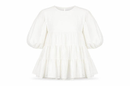 Womens UK Size 6 ASOS Design White Tunic Blouse