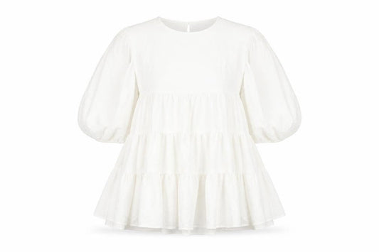 Womens UK Size 6 ASOS Design White Tunic Blouse