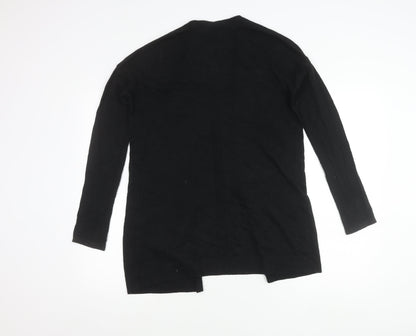 Gap Womens Black Cotton Blend Long Sleeve Cardigan UK S