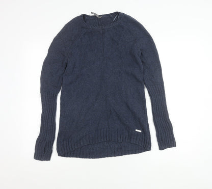 Womens UK Size XS Sweaty Betty Blue Pullover Jumper