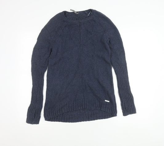 Womens UK Size XS Sweaty Betty Blue Pullover Jumper