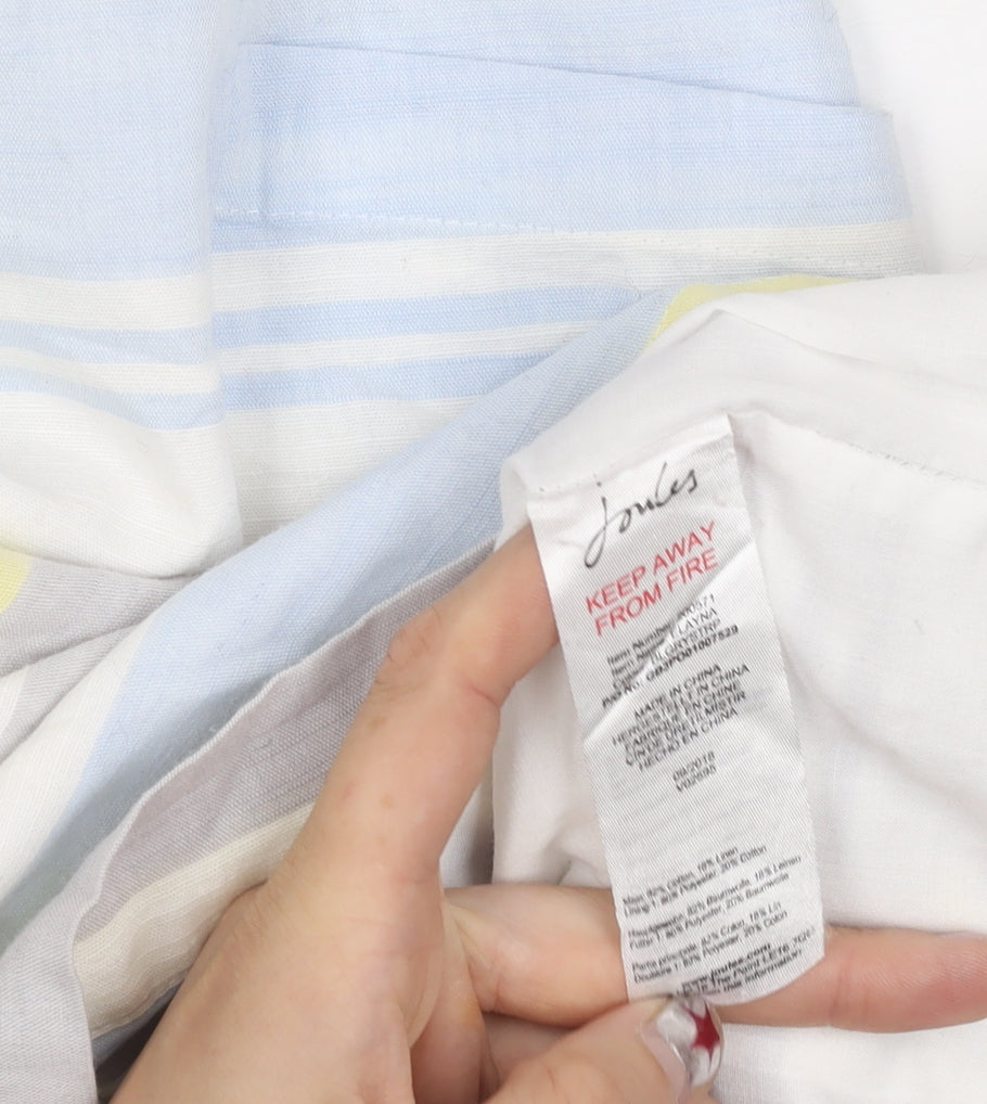 Joules Women’s Multicoloured Stripe Shift Dress UK 10 Sleeveless