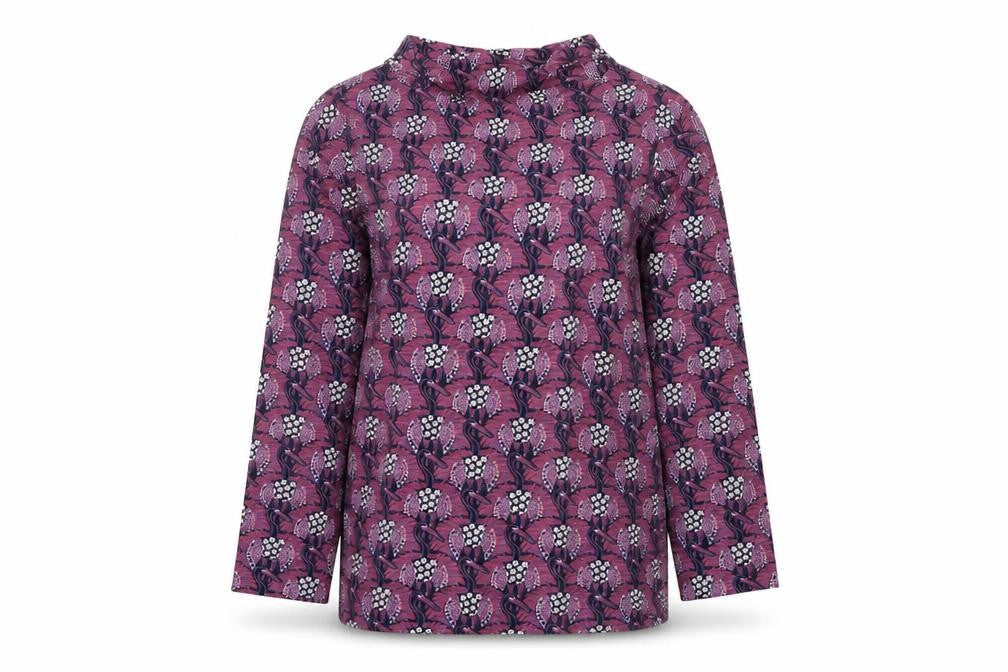 Womens UK Size 10 Weird Fish Multicoloured Tunic Blouse