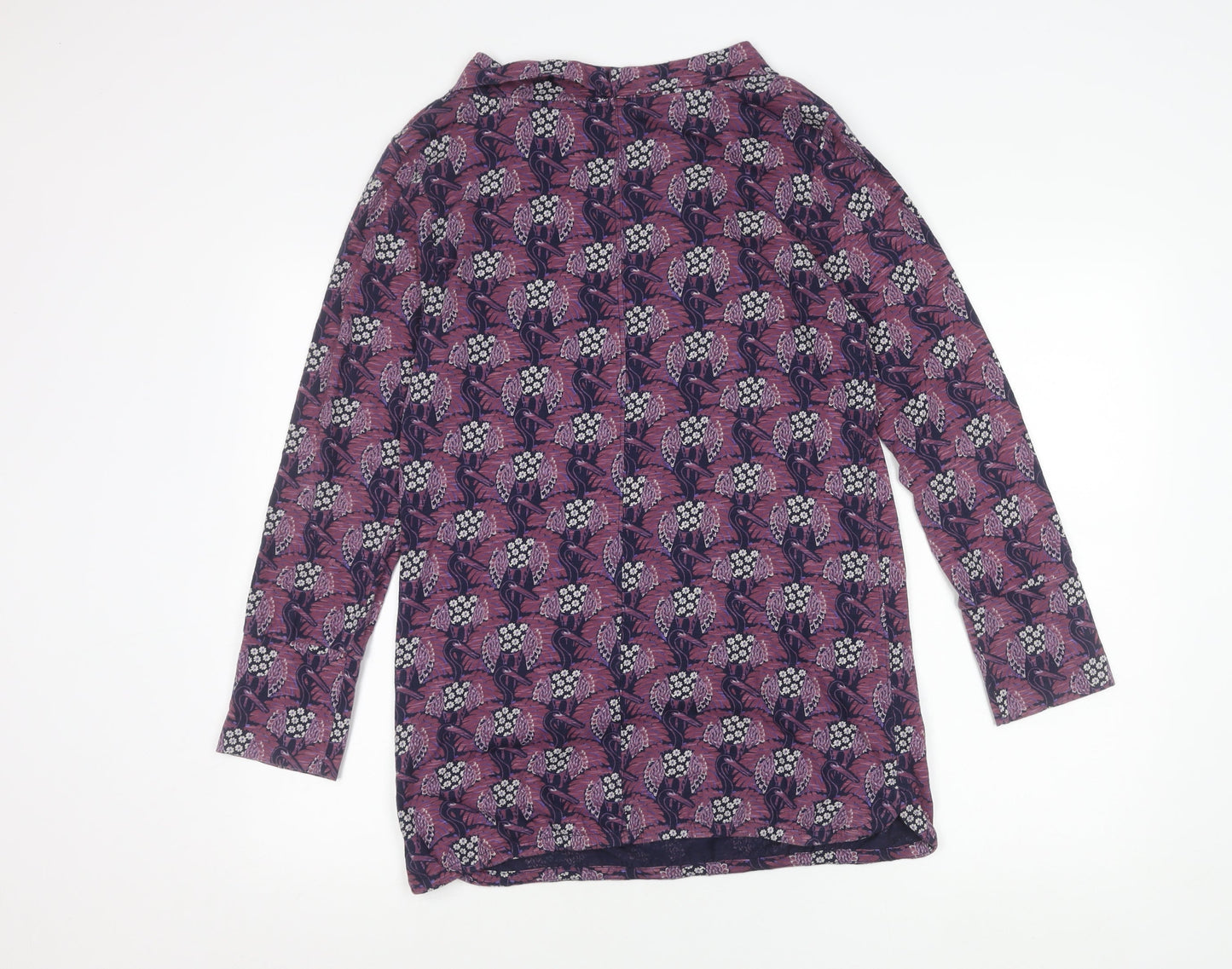 Womens UK Size 10 Weird Fish Multicoloured Tunic Blouse