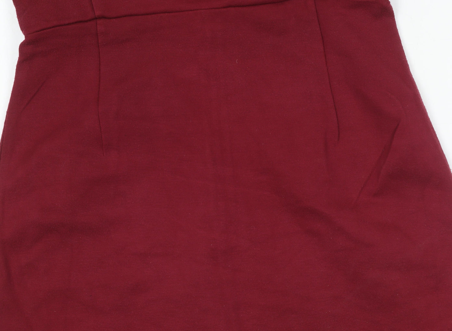 French Connection Women’s Red Sleeveless Sheath Dress Size 10