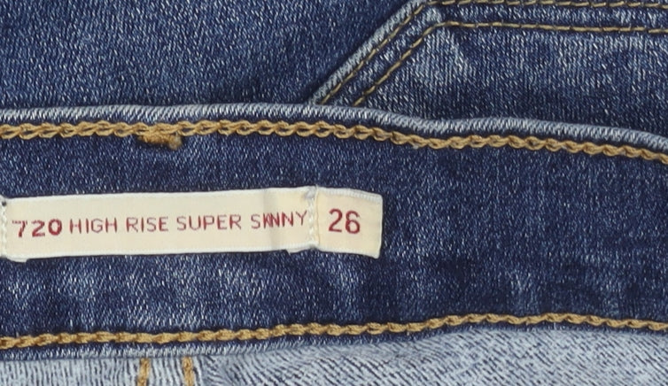 Levi's Women Blue Jeans Size 10 High Rise Skinny Denim