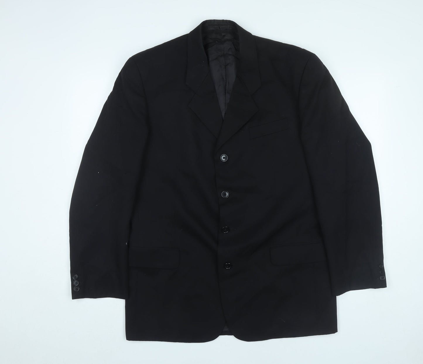 Mens UK Size 40 NEXT Regular Black Suit Jacket