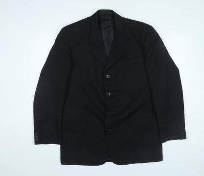 Mens UK Size 40 NEXT Regular Black Suit Jacket