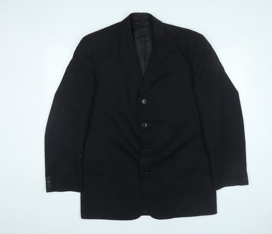 Mens UK Size 40 NEXT Regular Black Suit Jacket