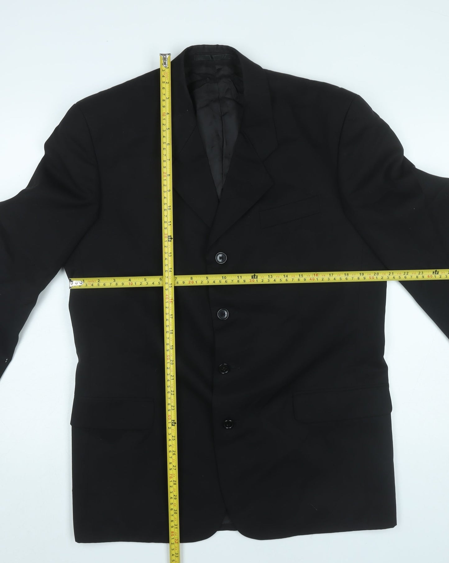 Mens UK Size 40 NEXT Regular Black Suit Jacket