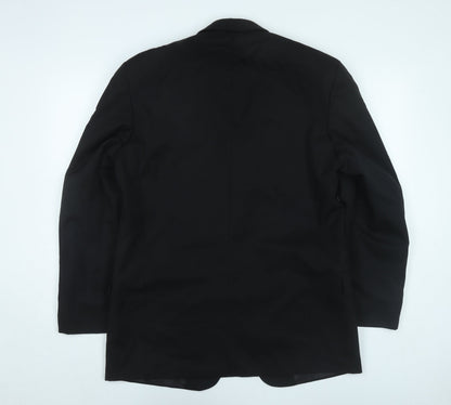 Mens UK Size 40 NEXT Regular Black Suit Jacket