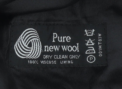 Mens UK Size 40 NEXT Regular Black Suit Jacket