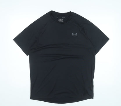Under Armour Men’s Black Tech Tee HeatGear T-Shirt Size M